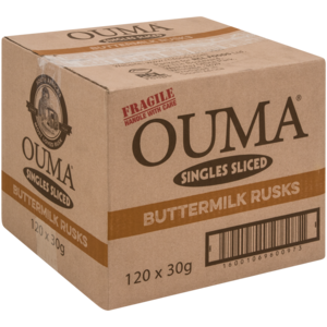 Ouma Singles Slices Buttermilk Rusks 120 X 30G