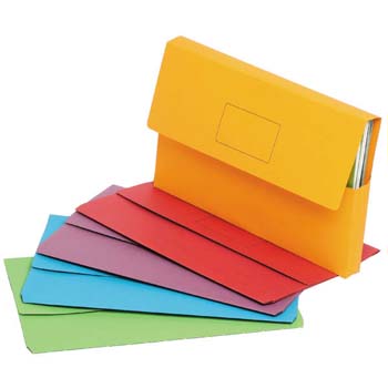 Document Wallet Board Yellow Pack 10 | Document Wallet