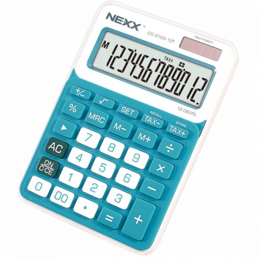 NEXX CALCULATOR CD2720 DESKTOP 12 DIGIT BLUE | Desktop Calculators