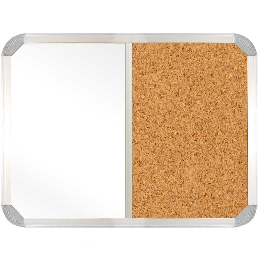COMBI BOARD NON-MAGNETIC 900X600MM CORK | Whiteboard Non Magnetic