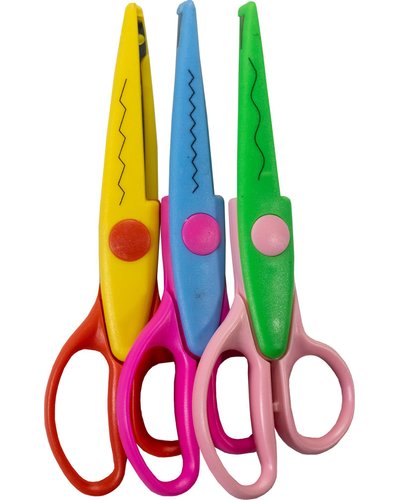 CRAFT SCISSORS ASSORTED 3PCS 16CM | Scissors