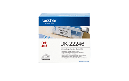 Brother DK-22246 Continuous Paper Label Roll 103mm x 30.48m | Labelling Machine & Accessories
