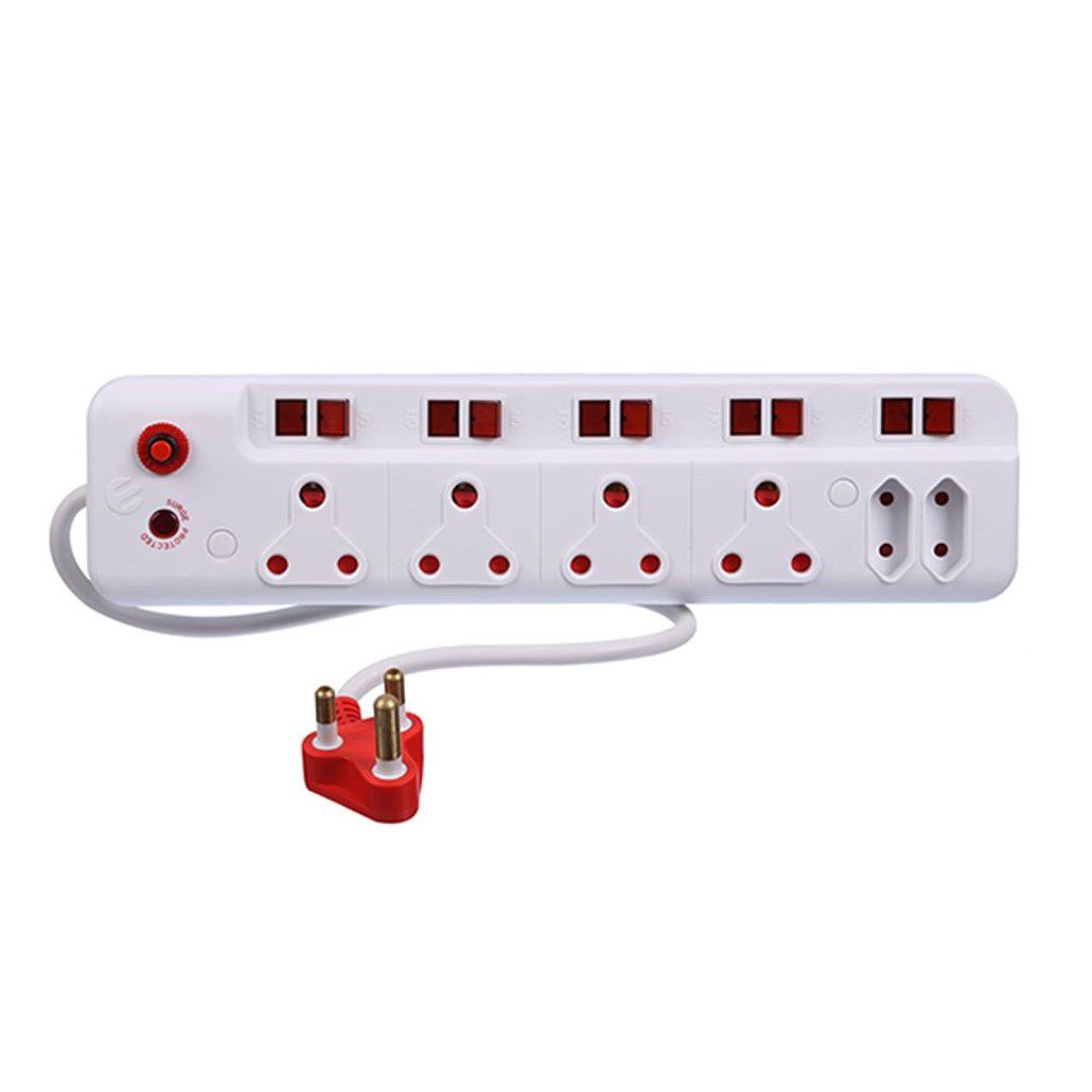 6 Way Surge Multiplug with Illuminated Switches
