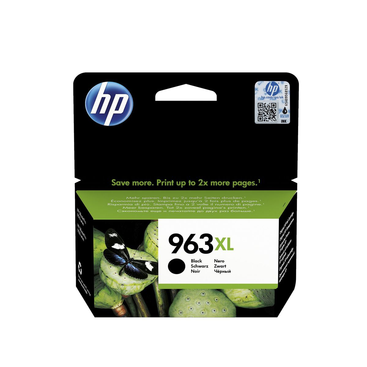 HP 963XL HIGH YIELD BLACK INK CARTRIDGE FOR PRO 9000 SERIES (PAGE YIELD 2000) | Hewlett Packard Inkjet Cartridges Genuine