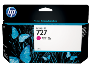 HP 727 MAGENTA DESIGNJET INK CARTRIGE FOR T920 AND T1500 (300ML) | Hewlett Packard Inkjet Cartridges Genuine