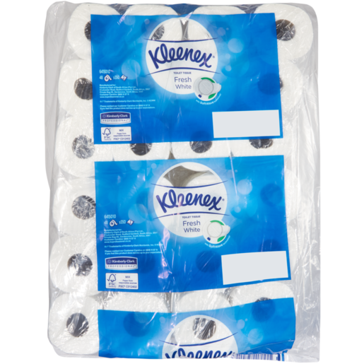 Kleenex Unwrapped Toilet Rolls 2 Ply 48 Pack | Toilet Rolls and Tissues