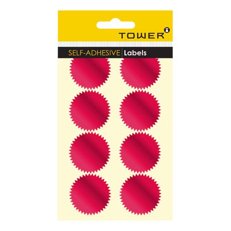 NOTORIAL SEAL N40 RED (72 LABELS)