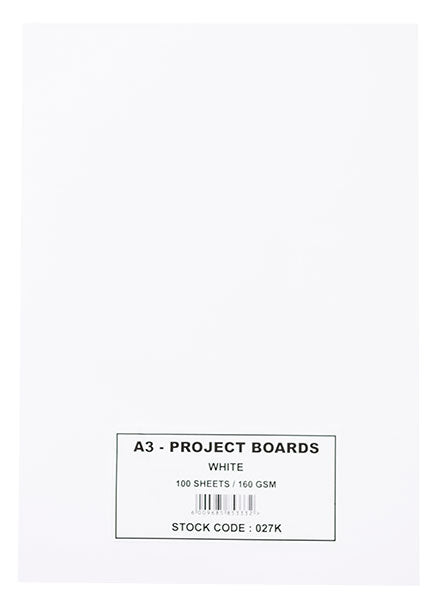 WHITE BOARD A3 100'S | Paper & Board