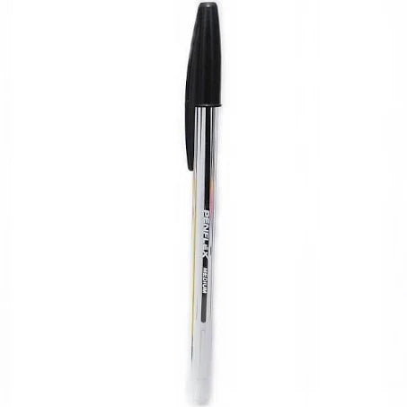 Penflex Ballpen Clear Med Black | Ballpoint Pens