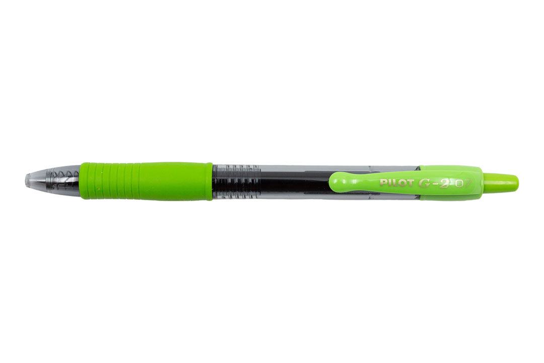 G2-07 GEL ROLLER RETRACT. MED 0.7 LIME GREEN | Writing & Correction Instruments