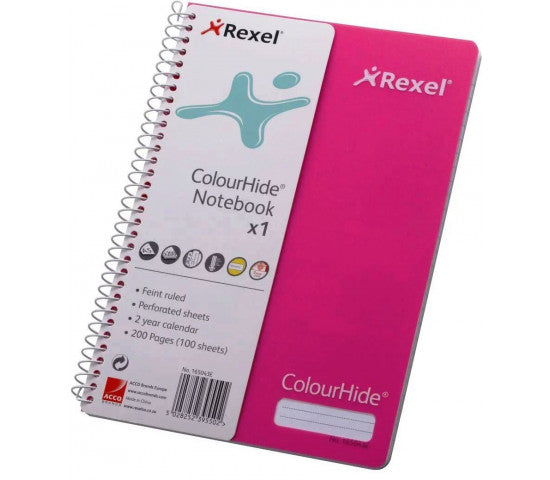 REXEL A5 NOTEBOOK - PINK | Notebooks