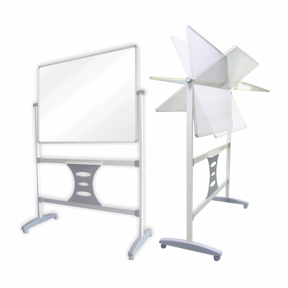 REVOLVING BOARD MAGNETIC 1800*1200MM & 1800MM LEG SET | Whiteboard Magnetic