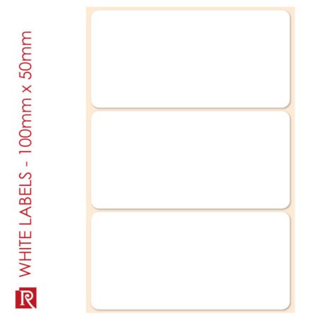 Redfern White Labels R10050 Sheets | Flat pack Labels