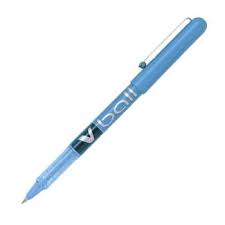 PILOT V-BALL ROLLER BALL FINE 0.5 LIGHT BLUE | Roller Ball Pens