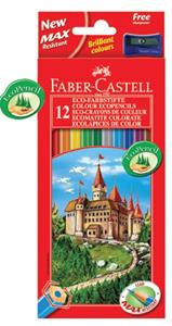 Faber Castell Colour Pencil 12's Full Hexagonal