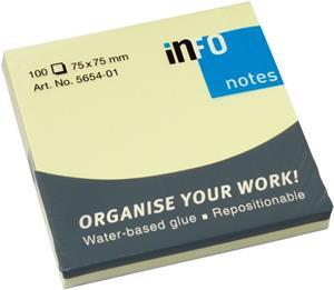 Stick n Notes 76mmx76mm Yellow