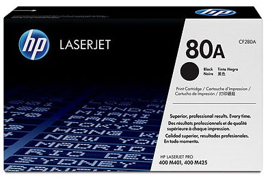 HP 80A Standard Yield Black Toner Cartridge