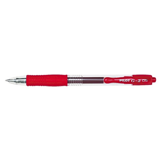 Pilot G2 0.5mm Retractable Gel Pen Red EF