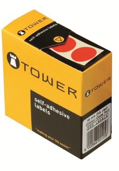 Tower C19 Label Flu Red
