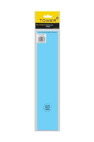 Tower Lever Arch Label Light Blue | Lever Arch Labels