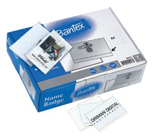 Bantex Name Badge With Pin and Clip