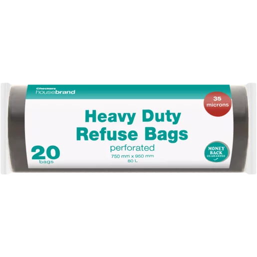 Heavy Duty Refuse Bags 35mic | Cleaning Materials