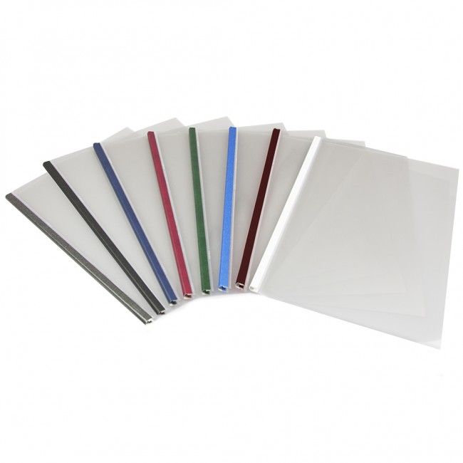 Unicovers Black A4 Portrait -Medium Pack of 72 | Binding Covers