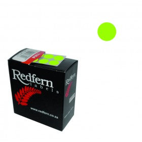 Redfern C10 Label Fluor. Green