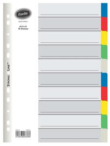 Bantex A4 10 Division Polyprop Index