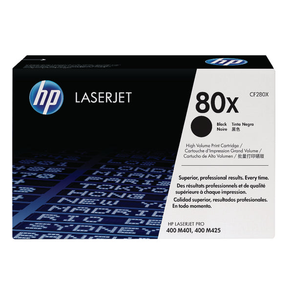 HP 80X High Yield Toner Cartridge | Hewlett Packard Toner Cartridges Genuine