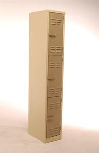 Blue Pointer Factory Locker - 3 Tier