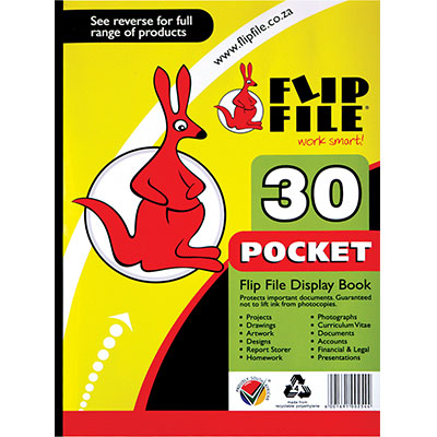 Flip File A4 30 Page Kangaroo