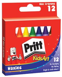 Pritt Wax Crayons 24's