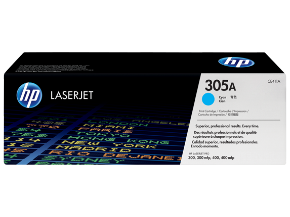 HP 305A Cyan Laserjet Toner Cartridge | Hewlett Packard Toner Cartridges Genuine