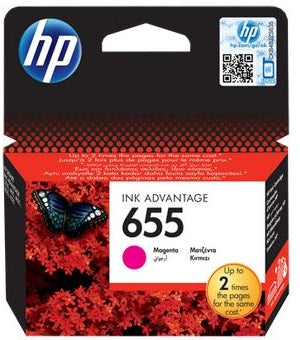 HP 655 Magenta Ink Cartridge