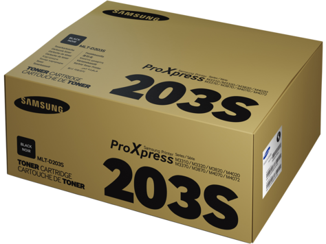 SAMSUNG MLT-D203S BLK TONER CARTRIDGE FOR M3820ND/4020ND/3870FD/4070FR (PAGE YIELD 3000 | Samsung Toner Cartridges Genuine