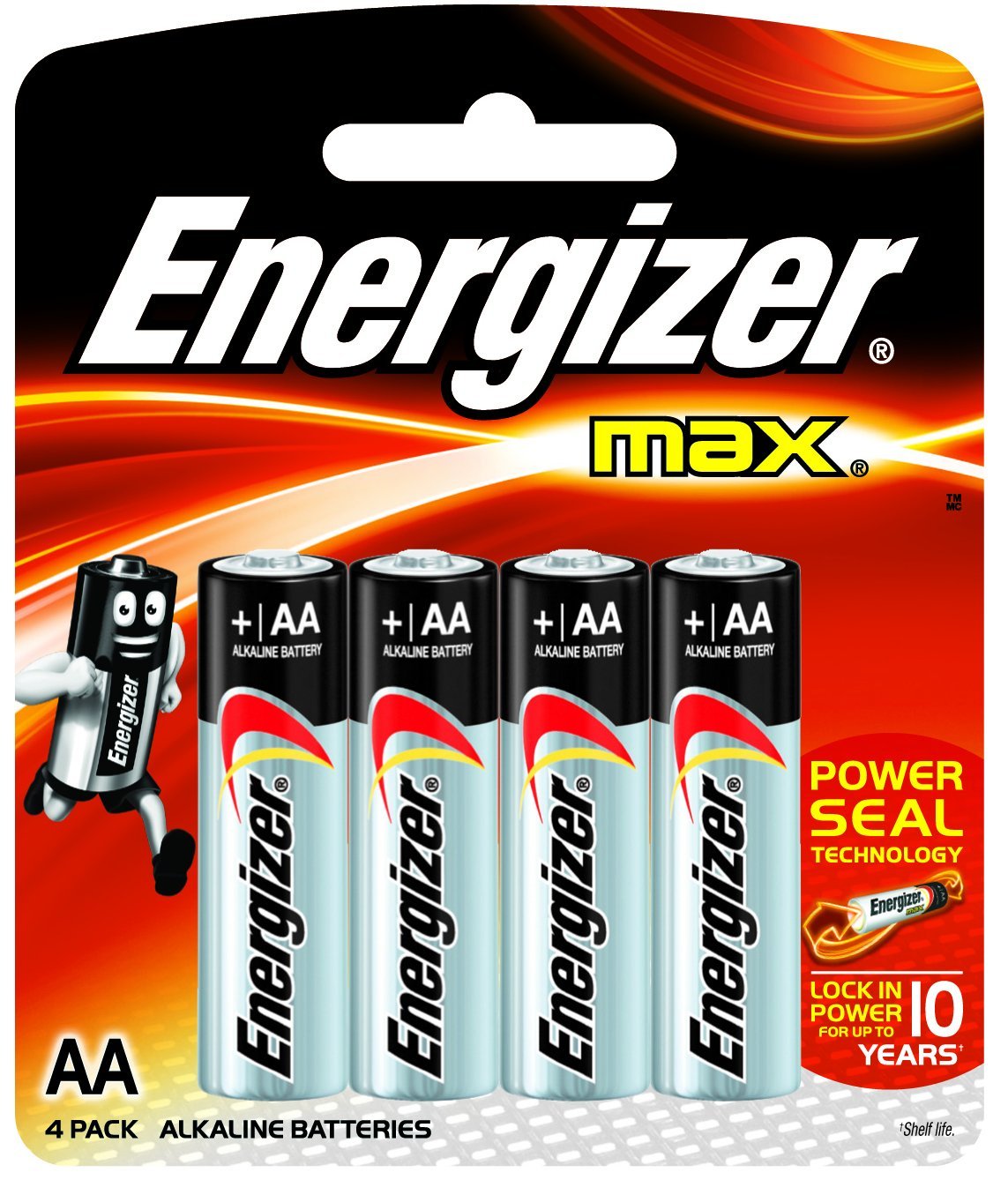 Energizer AA Batteries Non Rechargeable - 4 Pack