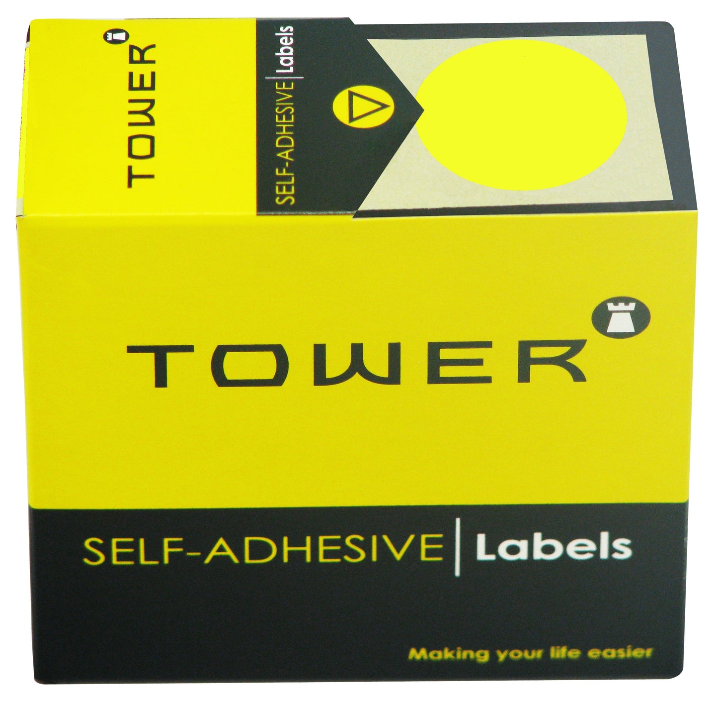 Tower C32 Label Flu Lime