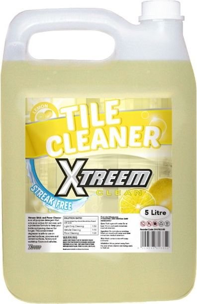 Xtreem Tile Cleaner 5L Citrus Lemon | CANTEEN & JANITORIAL