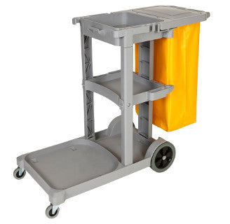 Janitorial Trolley - Econo - Plastic - WxHxD: 1200 x 460 x 995mm | PPE