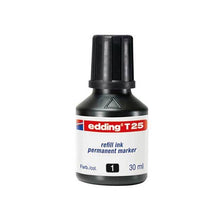 Edding T25 Refill Black 30ML | Permanent Marking Pens