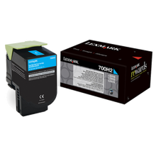 LEXMARK 700H2 CYAN HIGH YIELD TONER CARTRIDGE