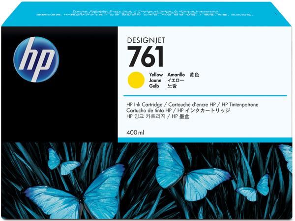 HP 761 400ML Yellow  Ink Cartridge/Designjet T7100