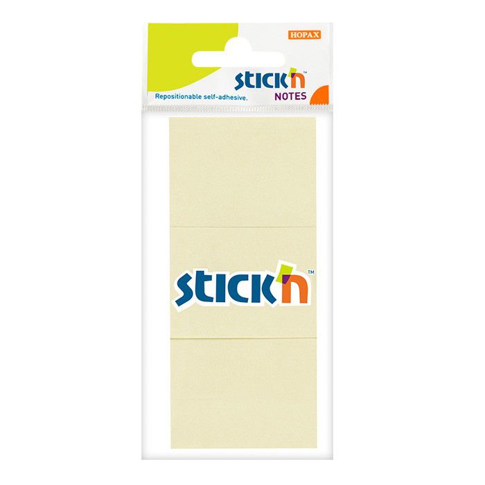 Yellow 38X50 Stick 'n Notes(Pkt-3) | Adhesive Note Pads