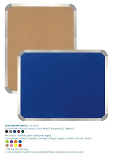 Parrot Info Board Aluminium Frame 1200mmx1000mm Grey