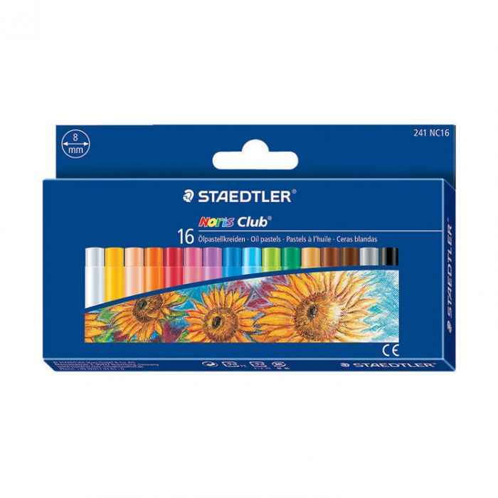 Staedtler Noris Club Oil Pastels 16's | Oil Pastels