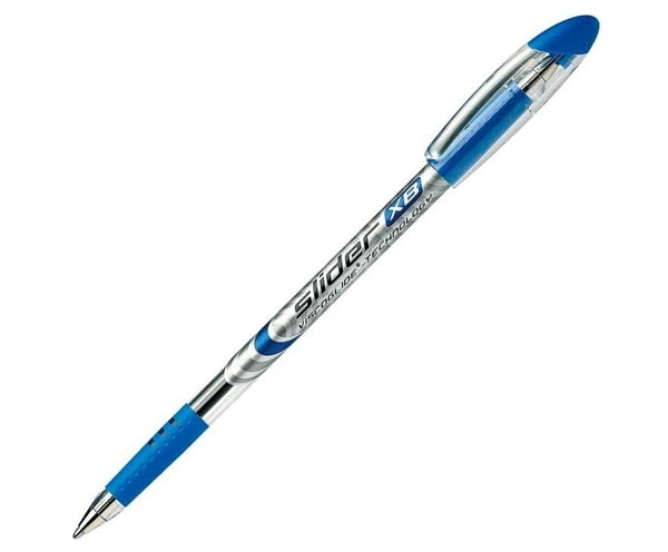 SLIDER BASIC XB - BLUE BALLPOINT PEN PACK 10 | SCHNEIDER - Writing Materials