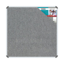 BULLETIN BOARD RIBBED ALUMINIUM FRAME 1000*1000MM LAUREL | Bulletin & Notice Board
