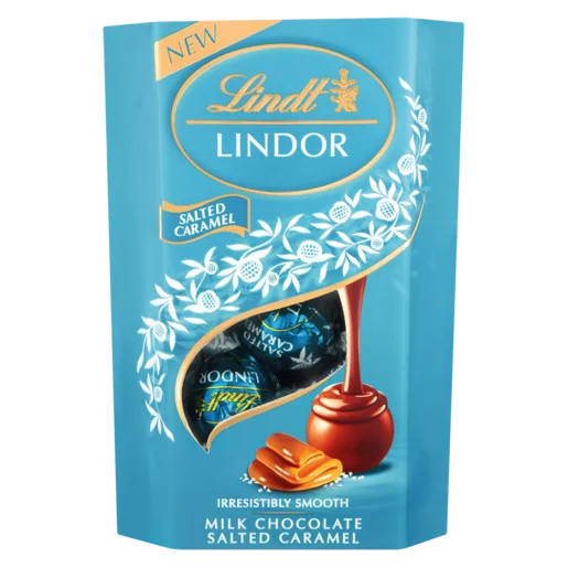 Lindt Cornet Truffles Box Chocolates Salted Caramel 200G | Sundries