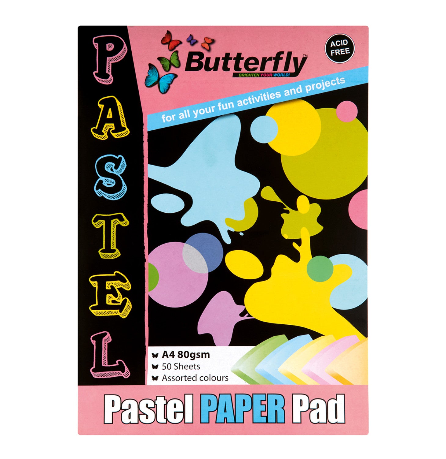 A4 Pastel Paper Pads 50 Page | Paper